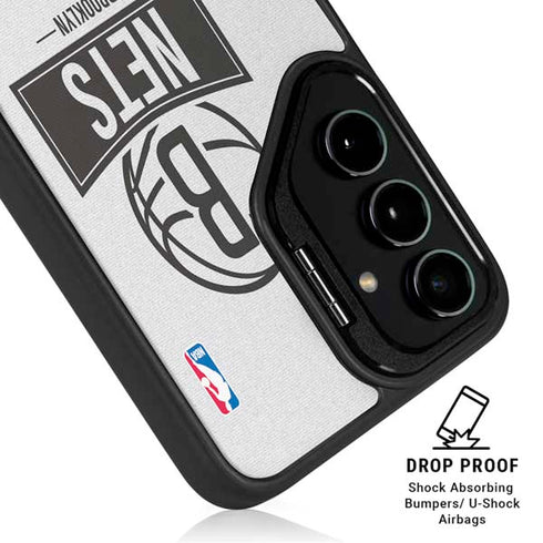 NBA Brooklyn Nets Static Galaxy S25 Kickstand Case